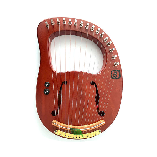 Walter Electric Lyre Harp Premium 16-string Mahogany Solid Wood Instrument WH-16EQ