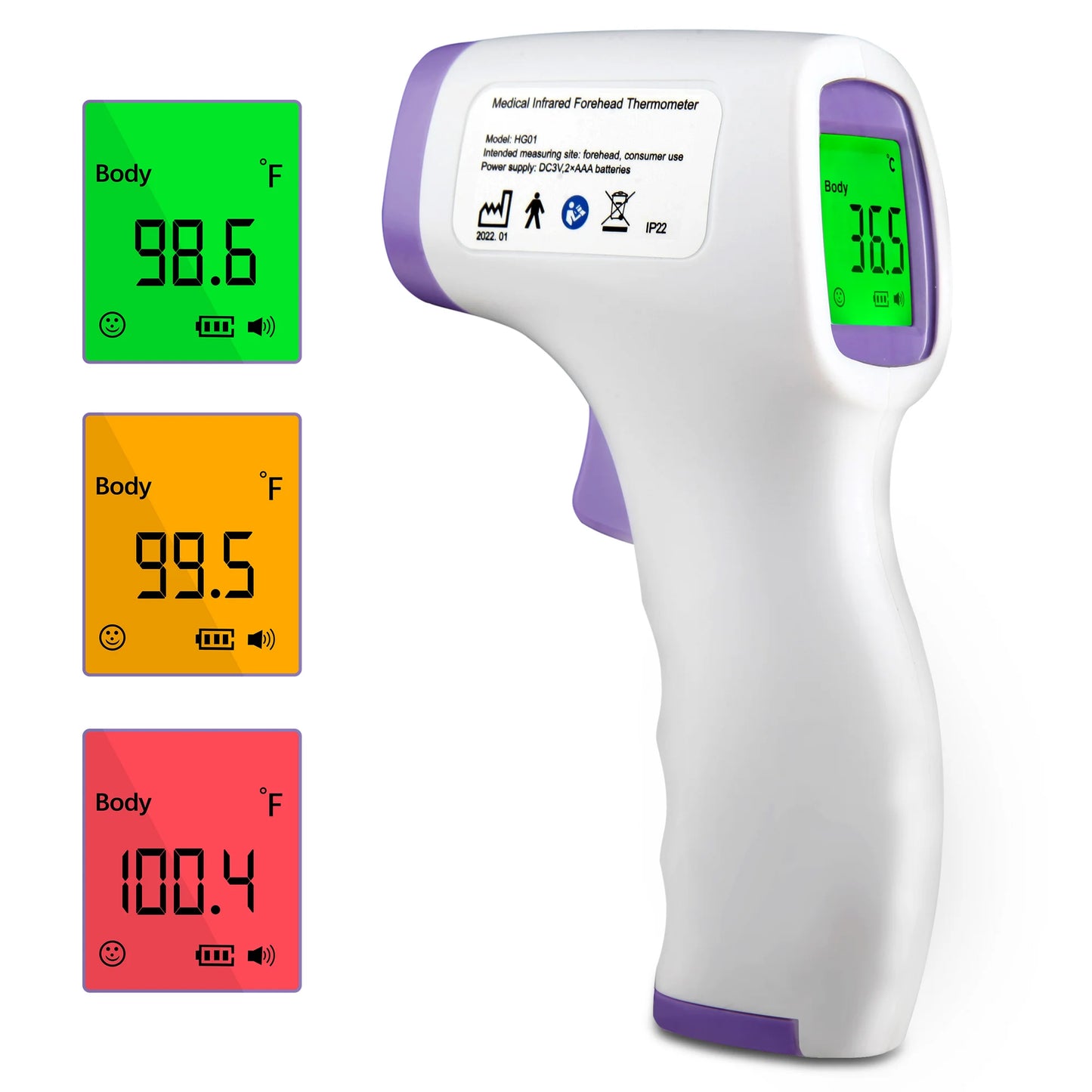 Non-Contact Digital Infrared Forehead Thermometer