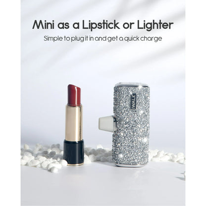iWALK Portable Charger 4500mAh – Compact Power Bank for iPhone (Lipstick Size)