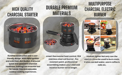 Electric Charcoal Burner – Quick-Heating Portable Coal Stove