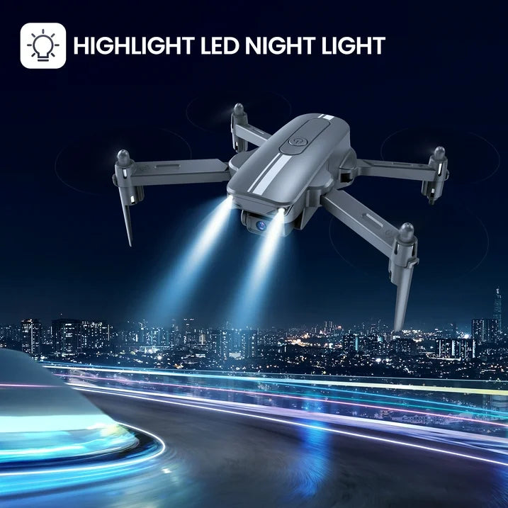 S17 Drone with 4K HD Camera – Foldable RC Quadcopter with 2 Batteries