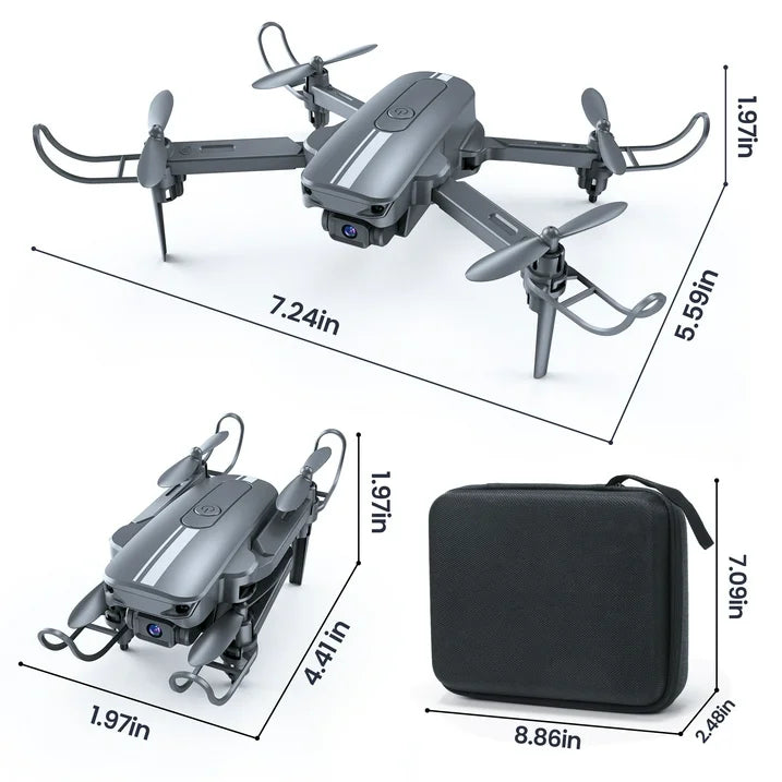 S17 Drone with 4K HD Camera – Foldable RC Quadcopter with 2 Batteries