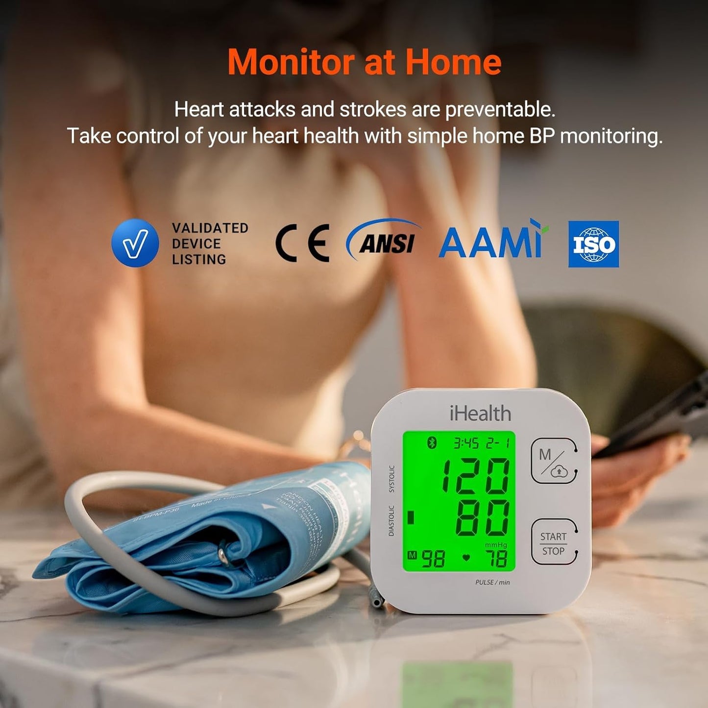 iHealth Track Bluetooth Blood Pressure Monitor (Upper Arm)