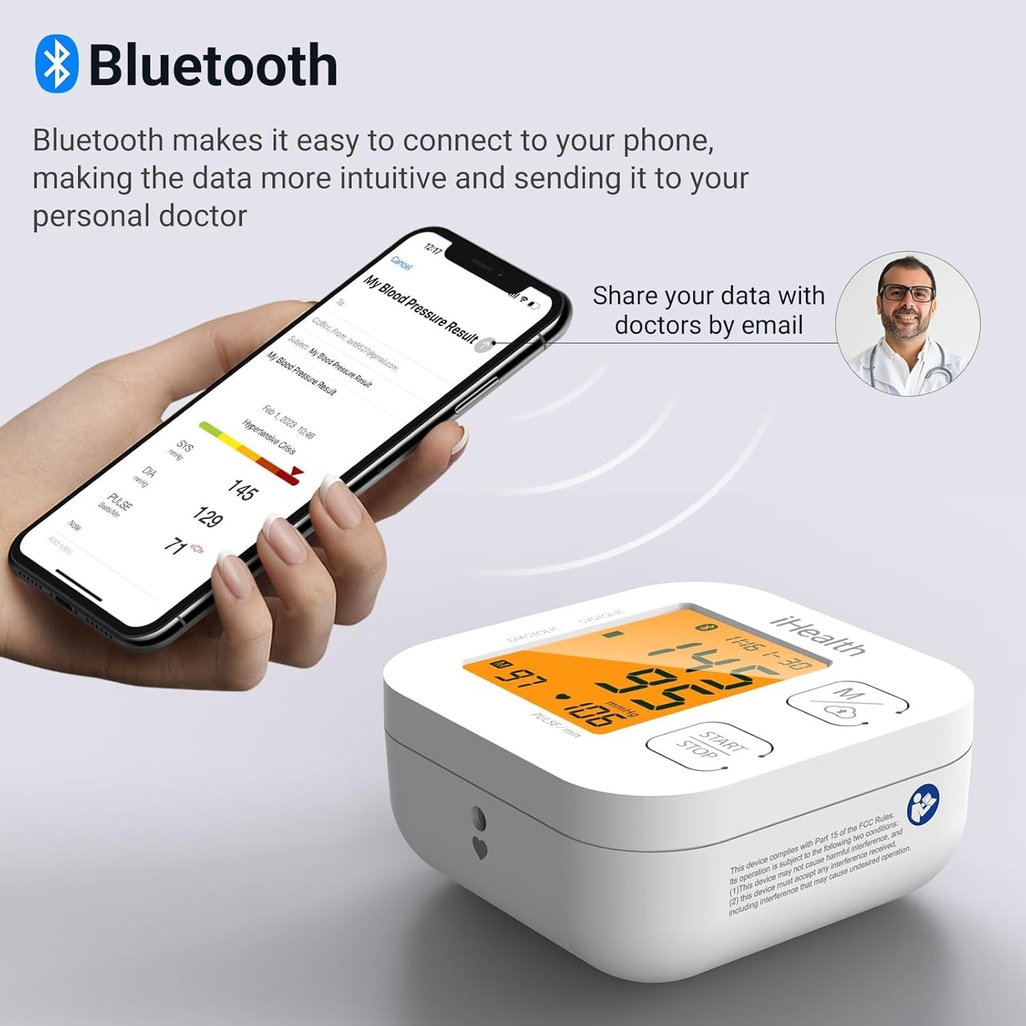 iHealth Track Bluetooth Blood Pressure Monitor (Upper Arm)