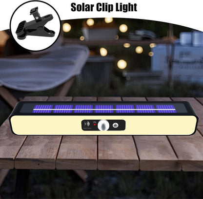 Clip-On Solar Motion Sensor Light – Outdoor LED Security Lamp