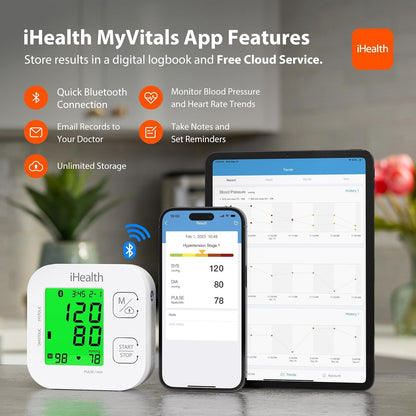 iHealth Track Bluetooth Blood Pressure Monitor (Upper Arm)