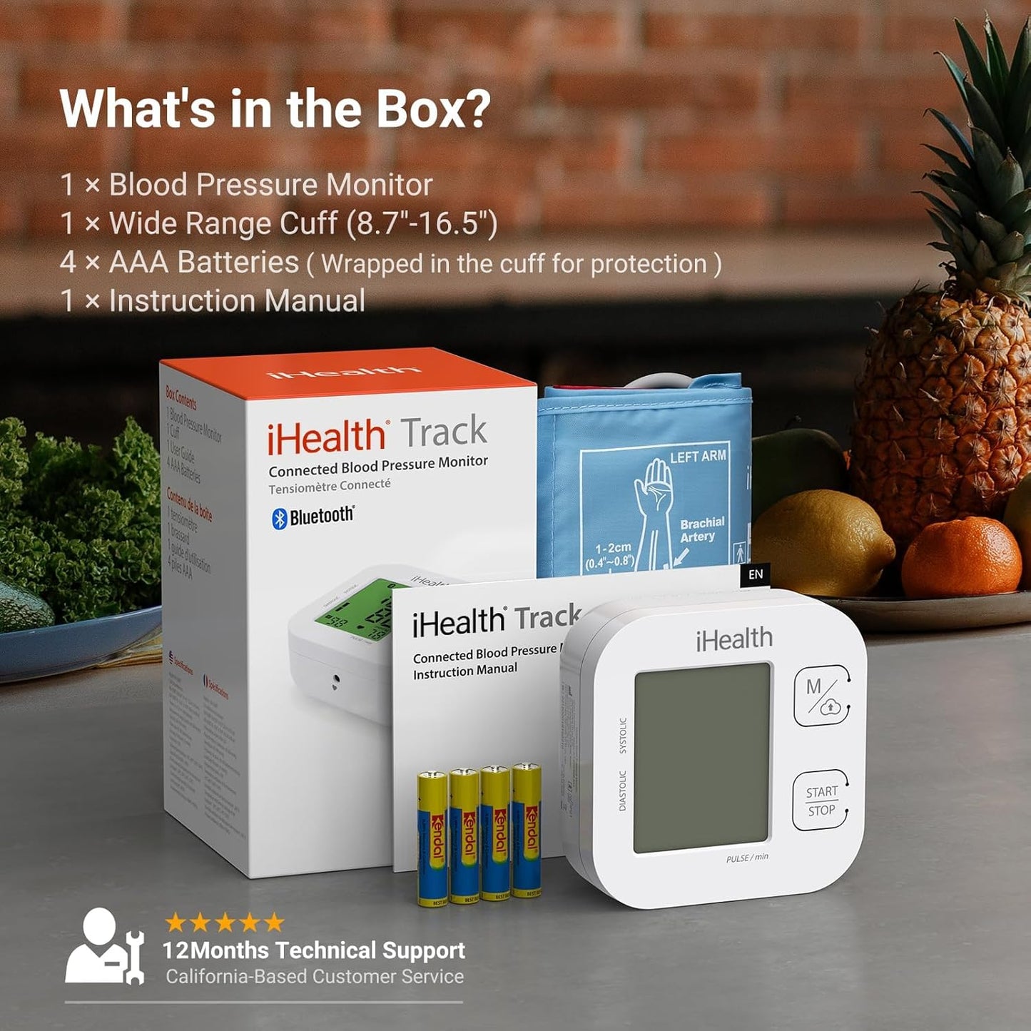 iHealth Track Bluetooth Blood Pressure Monitor (Upper Arm)