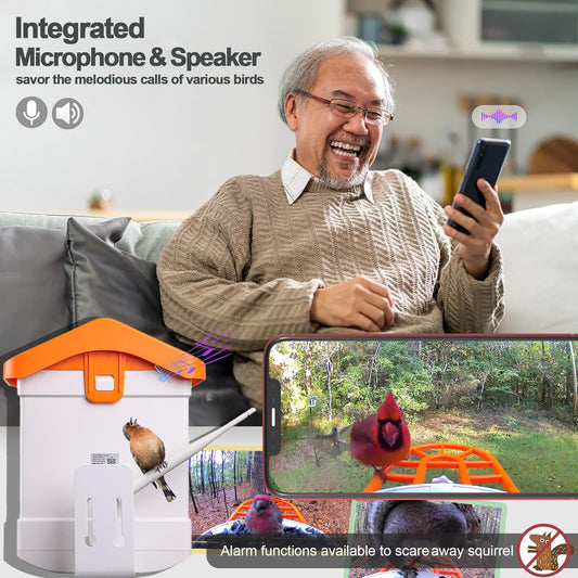 TYST DIRECT Smart Solar Bird Feeder with Camera – AI Recognition & HD Auto Recording