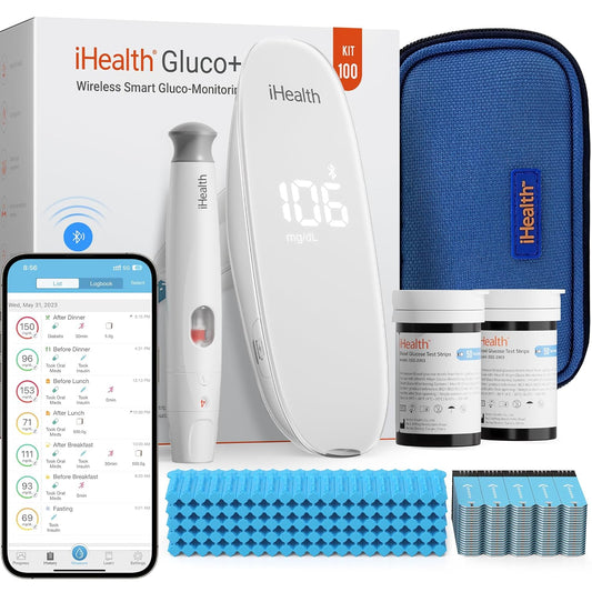 iHealth Gluco+ Wireless Glucose Monitor Kit (BG5S100)