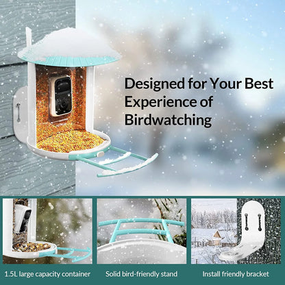 NETVUE Birdfy® Smart Bird Feeder with Camera – AI Bird Identification