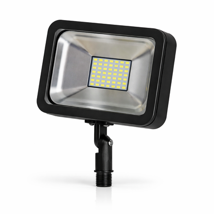 LLT Lighting 20W Compact LED Flood Light Outdoor – 5000K Daylight – 1865 Lumens – IP65 Waterproof Security Light