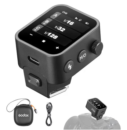 Godox X3-S Flash Trigger for Sony – OLED Touchscreen Wireless Flash Transmitter (TTL, HSS 1/8000s)