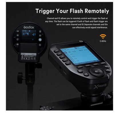 Godox XPro II-S Flash Trigger for Sony – Wireless TTL HSS 1/8000s Flash Transmitter (Large LCD, TCM)