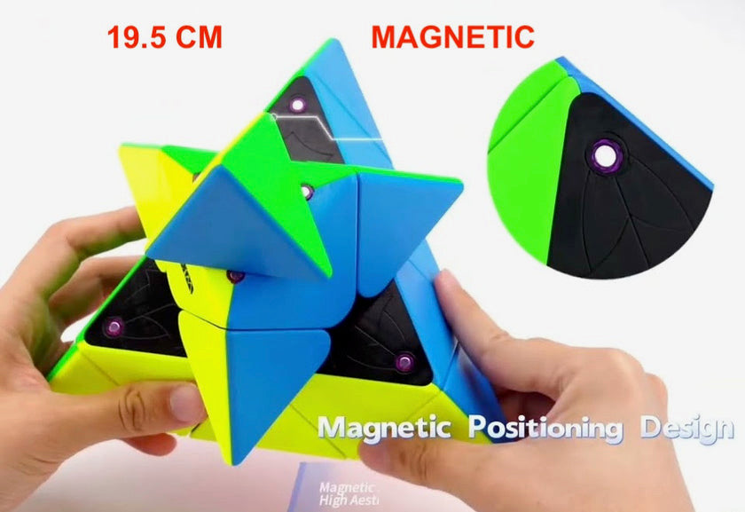 Googol DianSheng Magnetic Pyraminx Magic Cube – Oversized 19.5cm Speed Puzzle