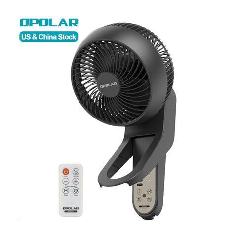 OPOLAR 15” Wall Mount Air Circulator Fan with Remote – 3 Speeds, 360° Airflow