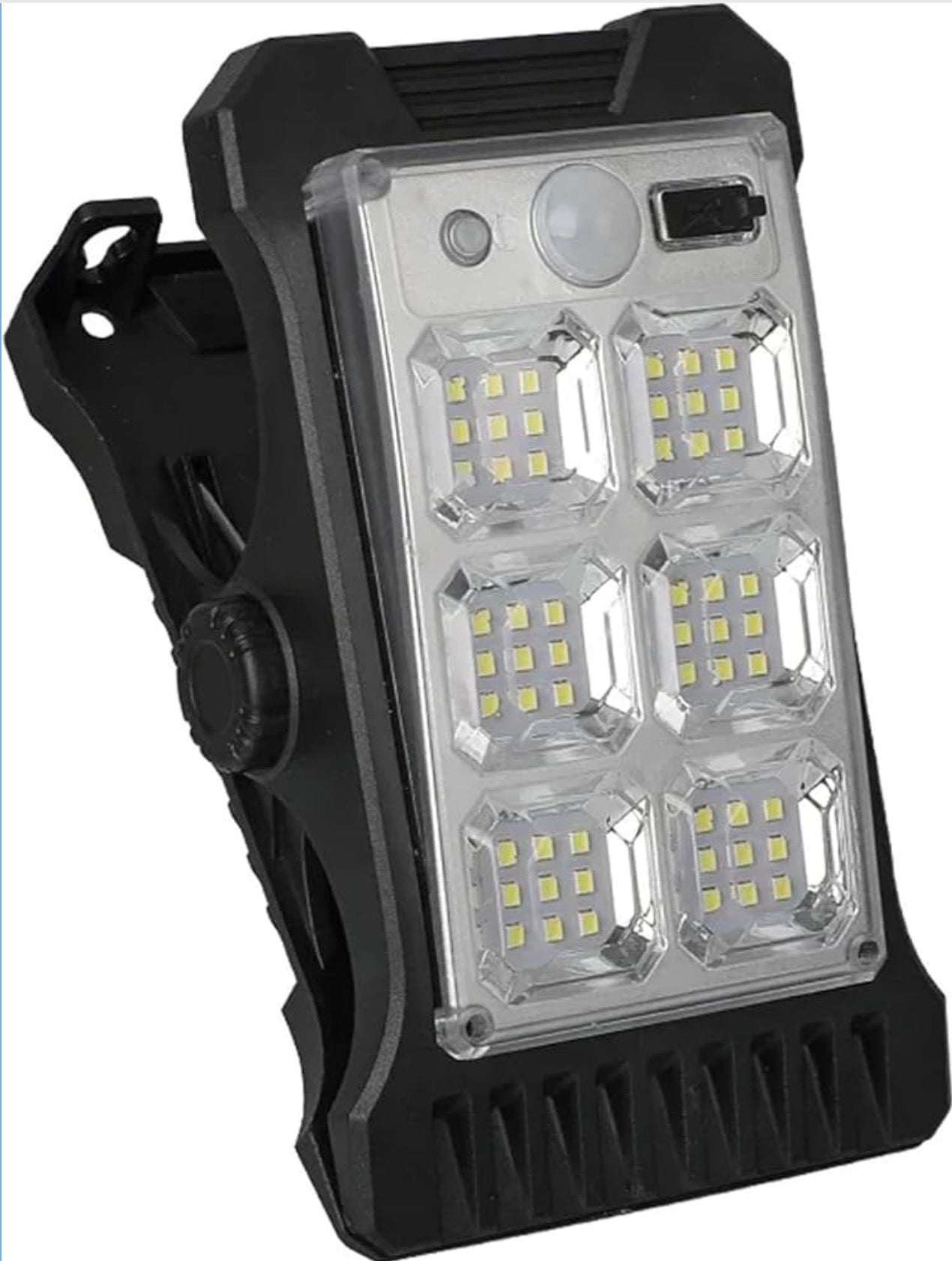 Clip-On Solar Motion Sensor Light – Waterproof Outdoor Security Lamp