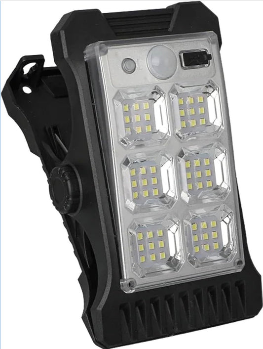 Clip-On Solar Motion Sensor Light – Waterproof Outdoor Security Lamp