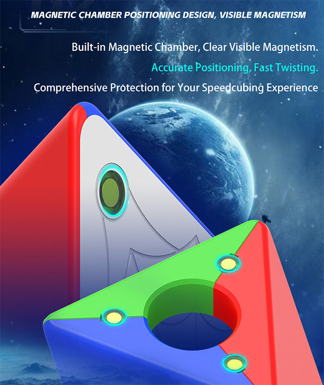 Googol DianSheng Magnetic Pyraminx Magic Cube – Oversized 19.5cm Speed Puzzle