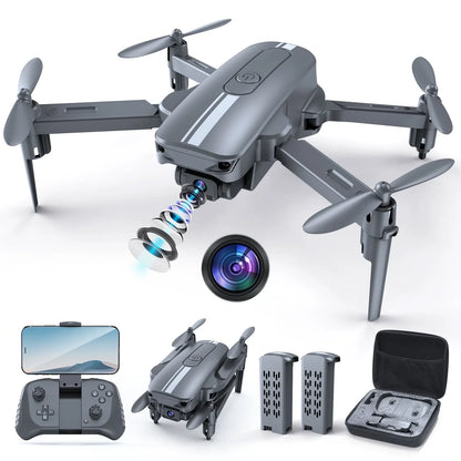 S17 Drone with 4K HD Camera – Foldable RC Quadcopter with 2 Batteries