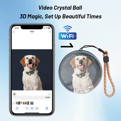 Customizable Video Crystal Ball Light – WiFi DIY Art Display