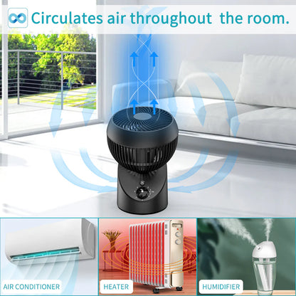 OPOLAR 15” Whole Room Air Circulating Fan – 360° Oscillation, 3 Speeds