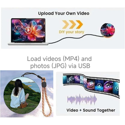 Customizable Video Crystal Ball Light – WiFi DIY Art Display