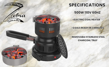 Electric Charcoal Burner – Quick-Heating Portable Coal Stove