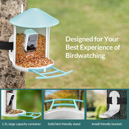 NETVUE Birdfy® Smart Bird Feeder with Camera – AI Bird Identification